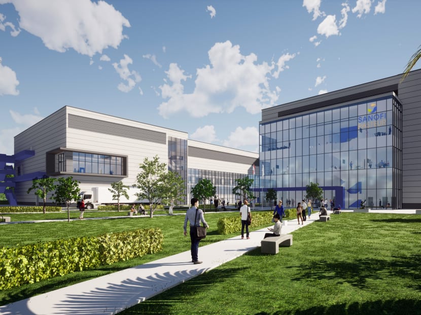 An artist's impression of a vaccine-making facility in Tuas South that is expected to start production in the first quarter of 2026. An artist's impression of a vaccine-making facility in Tuas South that is expected to start production in the first quarter of 2026.