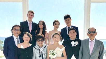 Tony Leung Ka-Fai’s 26-Year-Old Twin Daughters Stole The Limelight As Bridesmaids At Their Aunt’s Wedding