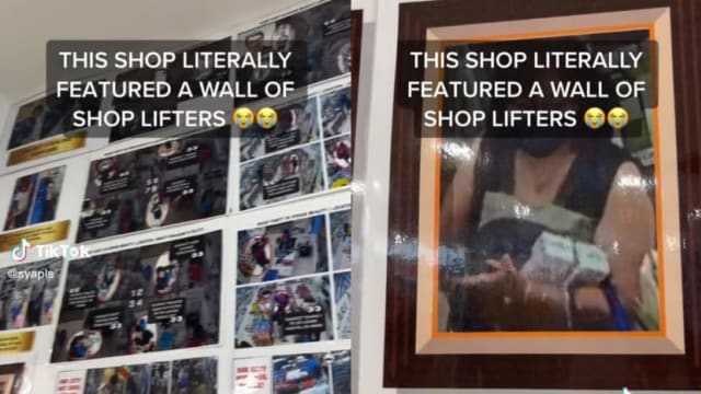 义顺商店设置“名人墙” 小偷照片装裱挂墙上