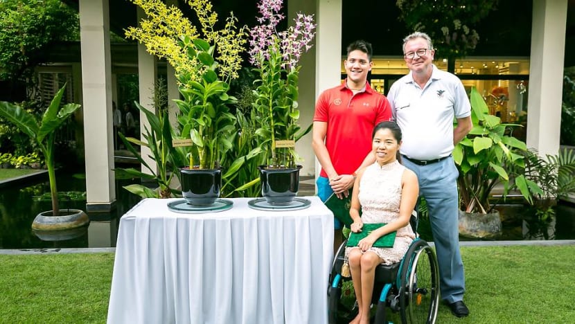 Orchids named after Joseph Schooling, Yip Pin Xiu