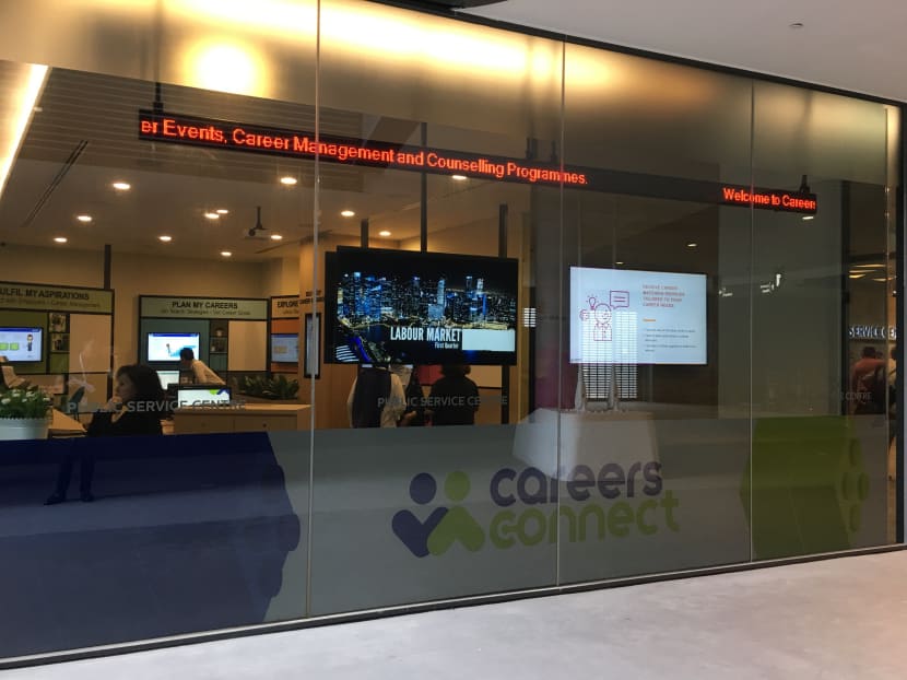 Workforce Singapore's Careers Connect centre at Our Tampines Hub. Photo: Kenneth Cheng/TODAY
