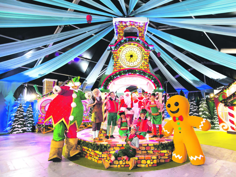 Santa’s Village at Santa’s All-Star Christmas in Universal Studios Singapore. Photo: Resorts World Sentosa