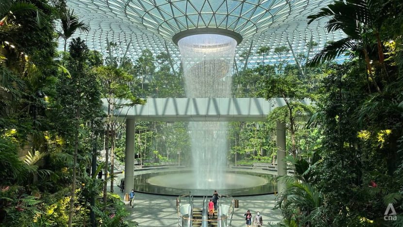 Small turnout as Jewel Changi Airport reopens after more than a month Small turnout as Jewel Changi Airport reopens after more than a month