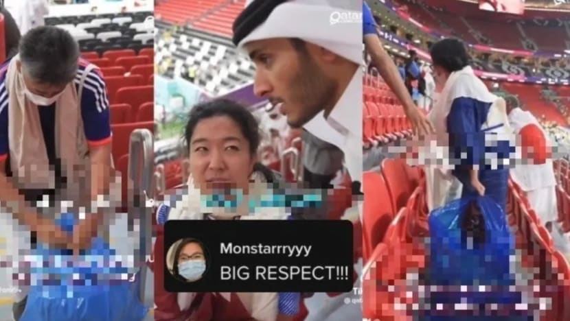 Netizen tabik hormat penyokong Jepun kutip sampah selepas perlawanan Piala Dunia 2022