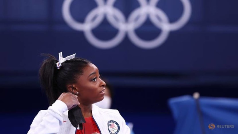 Olympics-Gymnastics-Biles out of team event, can still get medal Olympics-Gymnastics-Biles out of team event, can still get medal
