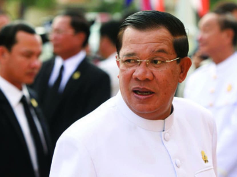 In 2011, Mr Hun Sen told Cambodia’s anti-corruption unit that his only earnings were his official salary of US$1,150 a month — not even a quarter of the Pacquiao bet. PHOTO: REUTERS