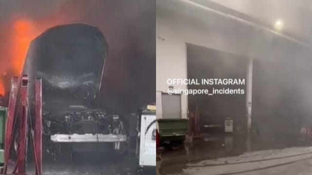加基武吉修车厂火灾 多人疏散 一人送院