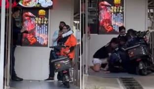 Lelaki ditangkap tahan & acu pisau pada leher wanita di Yishun Ring Road