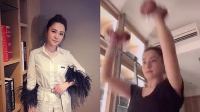 Gillian Chung Shows Home Workout Routine While On Quarantine; Her Collection Of Branded Bags Steals Her Thunder Instead