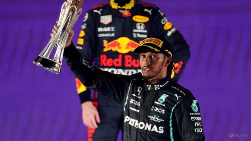 Hamilton wins crazy Saudi GP to level with Verstappen Hamilton wins crazy Saudi GP to level with Verstappen