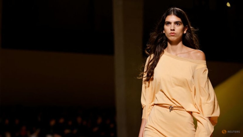 Hermes takes polished fashion to desert rave set at Paris Fashion Week Hermes takes polished fashion to desert rave set at Paris Fashion Week