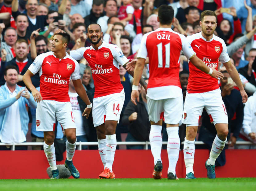 Arsenal unexpectedly thrashed Manchester United 3-0 on Sunday. The Gunners’ passing and ball movement were slick, while some of Man United’s players looked ponderous. Photo: Getty Images