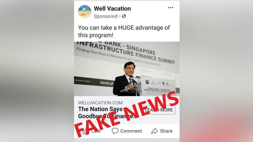 DPM Heng warns of 'fake news' Facebook post using his photo, makes police report DPM Heng warns of 'fake news' Facebook post using his photo, makes police report