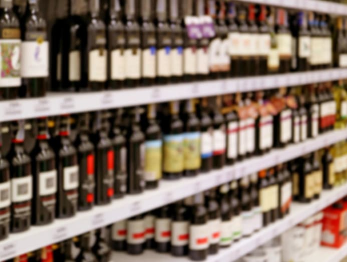 Wine store supermarket offers