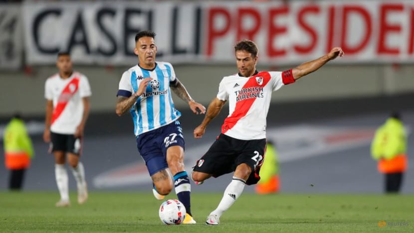 Soccer: River beat Racing to win Argentine league title Soccer: River beat Racing to win Argentine league title