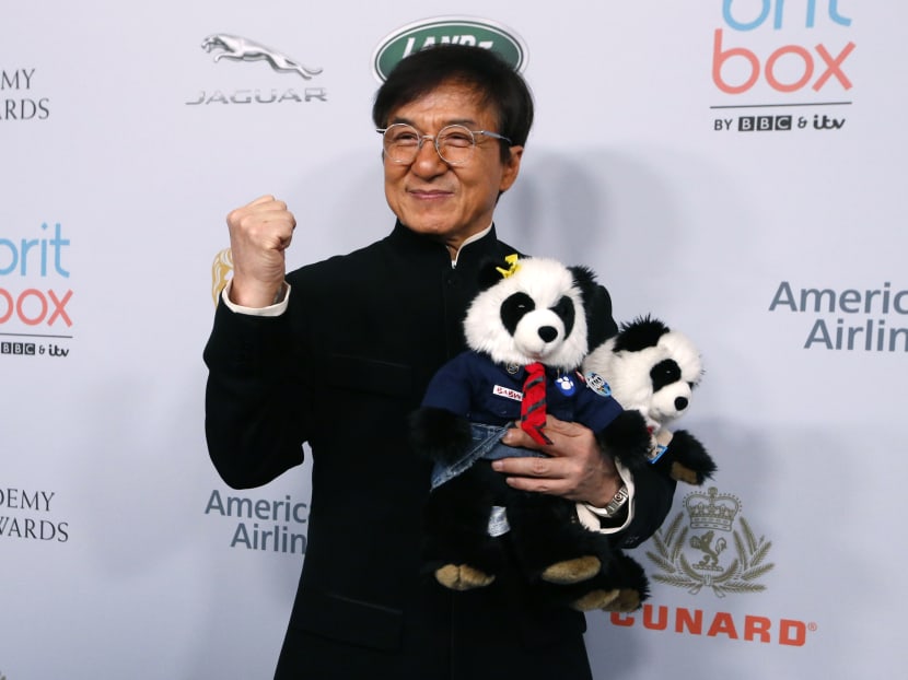 Jackie Chan at the 2019 British Academy Britannia Awards in Beverly Hills, California, US, on Oct 25, 2019. Jackie Chan at the 2019 British Academy Britannia Awards in Beverly Hills, California, US, on Oct 25, 2019.