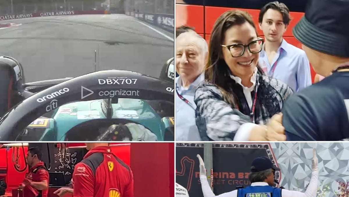 Highlights from Singapore F1 Grand Prix weekend 2023