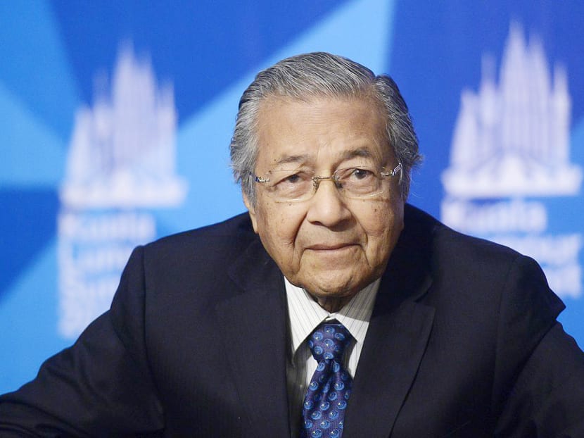 Former Malaysian prime minister Mahathir Mohamad listens to a question during a press conference after the launching of Kuala Lumpur Summit 2015 at a hotel in Kuala Lumpur on Nov 27, 2015. Photo: The Malaysian Insider