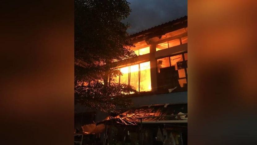Fire breaks out at dance studio next to Jalan Besar Town Council in Geylang Bahru