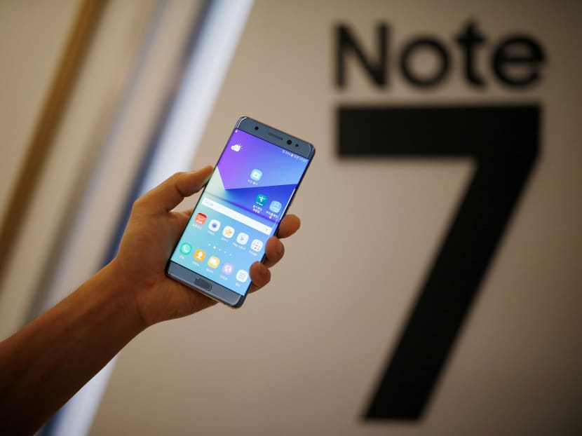 The Samsung Galaxy Note 7 smartphone. Photo: Reuters