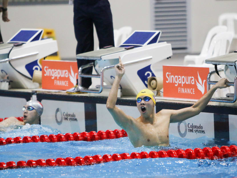 Malaysian swimmer Welson Sim. Photo: Chua Kai Yun/Red Sports