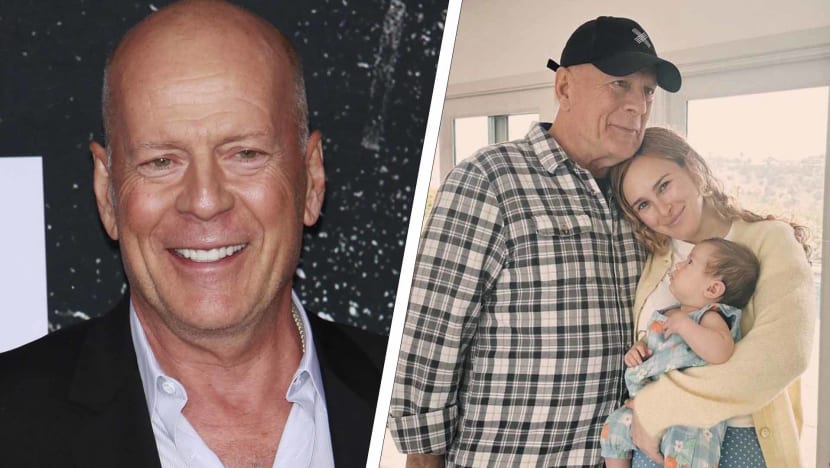 Heartwarming Moment: Bruce Willis Pictured For First Time Holding New ...