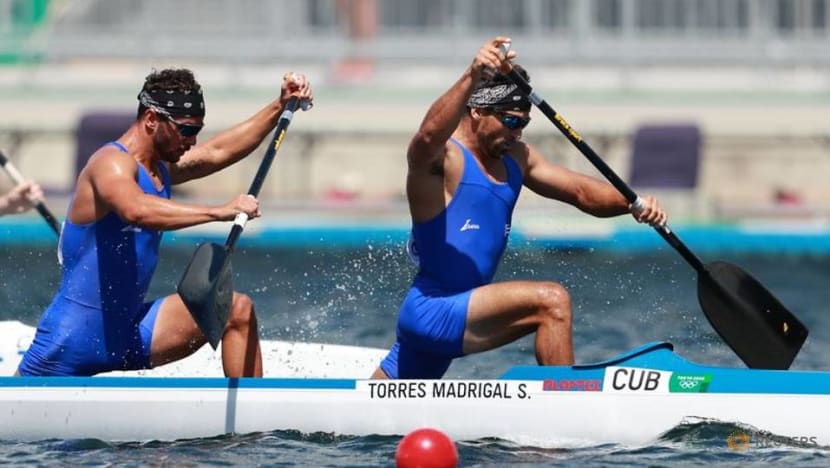 Olympics-Canoe sprint-Cuba's Torres and Jorge win men's canoe double 1000m gold Olympics-Canoe sprint-Cuba's Torres and Jorge win men's canoe double 1000m gold
