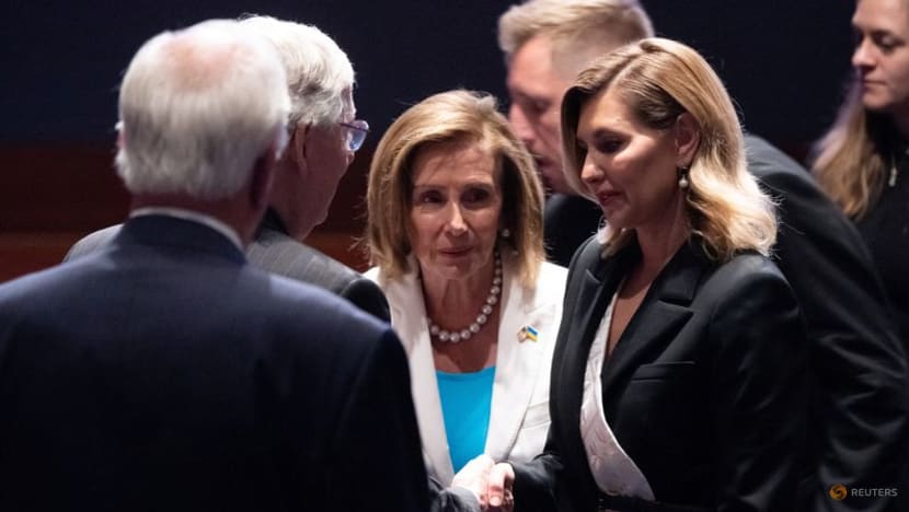 Ukrainian first lady appeals to US Congress for more weapons against Russia's 'Hunger Games' Ukrainian first lady appeals to US Congress for more weapons against Russia's 'Hunger Games'