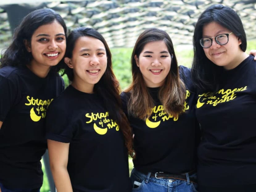 L-R: Dipshikha Ghosh (Community Engagement Editor), Cheryl Teng Sze Hui (Digital Content Producer), Charissa Kow (Campaign Brand Strategist), Ng Yuin Yi (Campaign Communications Manager). Photo: Toh Ee Ming/TODAY