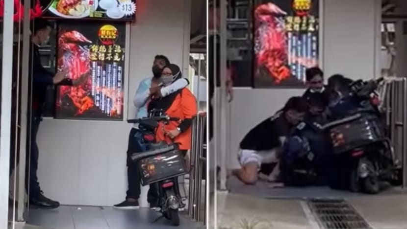 Lelaki ditangkap tahan & acu pisau pada leher wanita di Yishun Ring Road