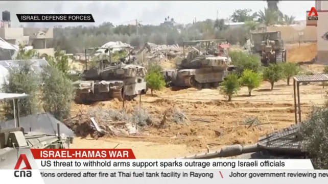 Israel-Hamas war: Biden's warning on weapons supplies sparks outrage in Israel