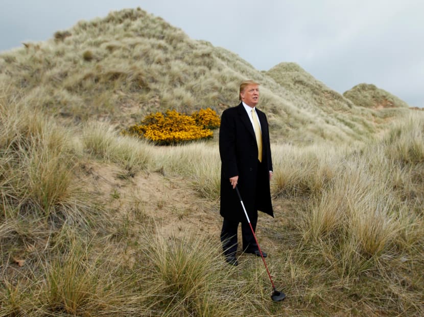Donald Trump at the site of his golf resort, near Aberdeen, Scotland, in 2010. Reuters file photo