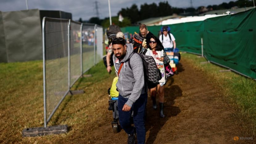 Elated music fans pitch up for Glastonbury, await Elton John