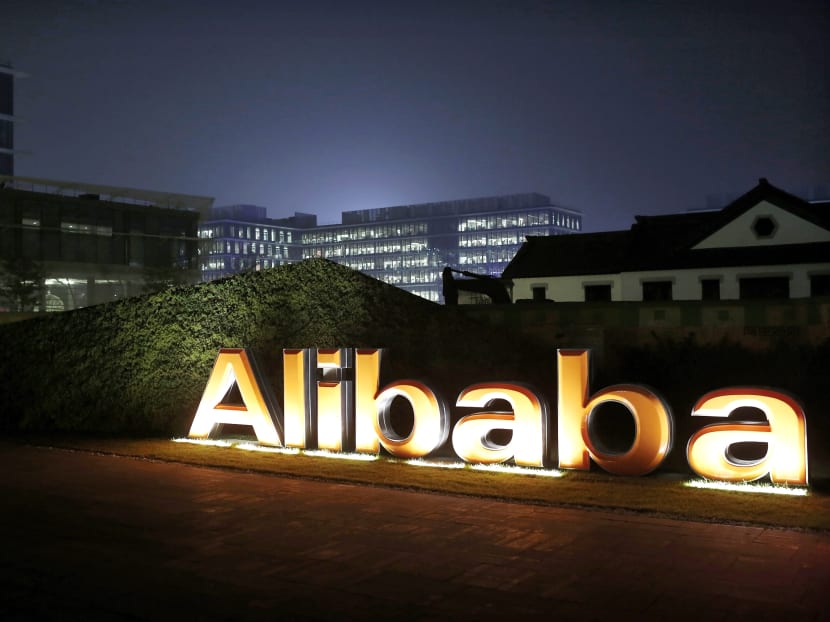 The logo of Alibaba Group is seen inside the company's headquarters in Hangzhou, Zhejiang province early November 11, 2014. Reuters file photo