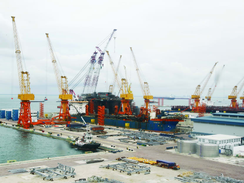 SembMarine Integrated Yard at Tuas will be capable of servicing a wide range of vessels and rigs. Photo: Ernest Chua