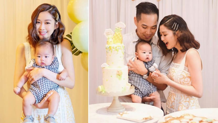 Eliza Sam holds 100th day party for her son