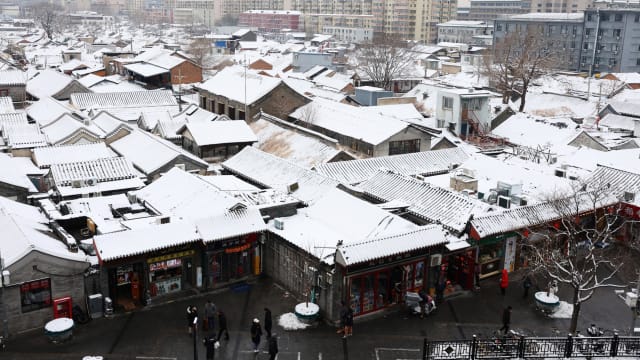 或中国当地数十年来最冷12月 北京中小学幼儿园今停课
