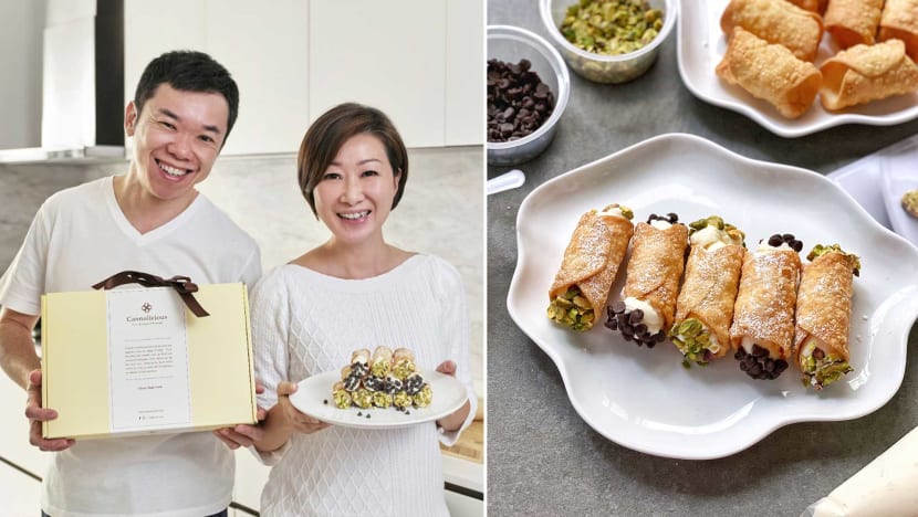 Retrenched CEO Starts Home-Based Biz Selling DIY Cannoli Kits With Hawker Husband