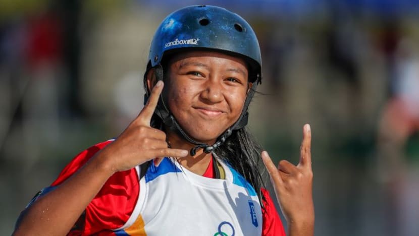 Atlit kedua termuda S’pura Nur Alysha Rizwan 13 tahun tewaskan peserta mapan untuk ke peringkat akhir wakeskate