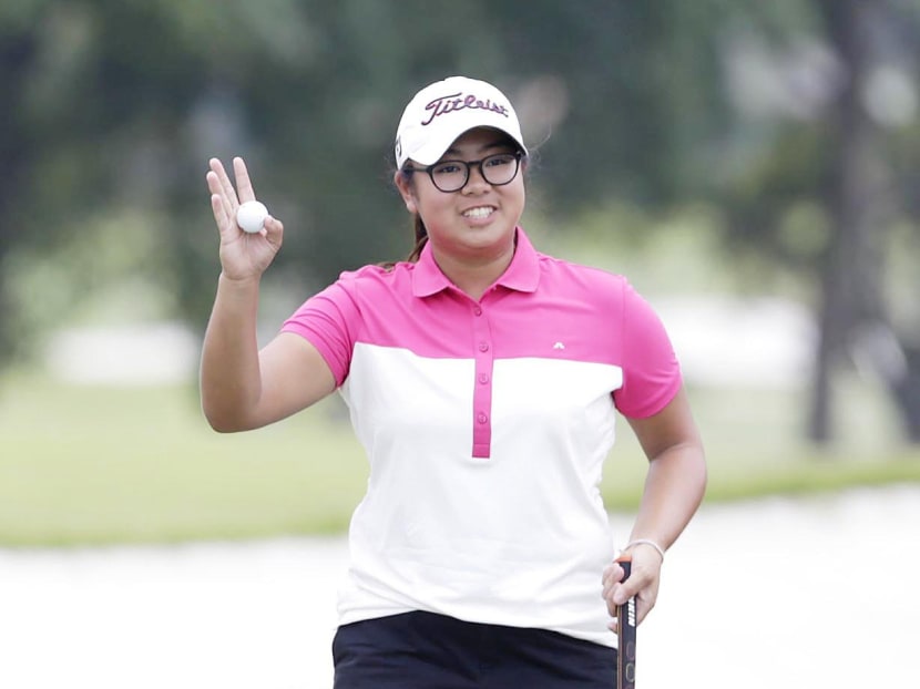 Golfer Amanda Tan plans to travel to Hainan, China, next month to compete in the China Ladies Professional Golf Association (CLPGA) Qualifying Tournament to earn a spot for the 2017 season. Her plan is to compete on the prestigious United States LPGA Tour one day. Photo: Wee Teck Hian