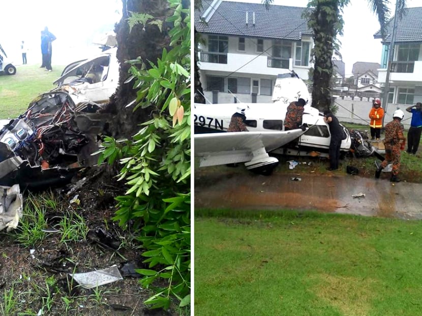 Singaporean pilot unhurt as light plane crashes in Johor