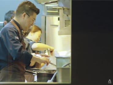 A former army cook, he now helms a three-Michelin-starred restaurant in Seoul