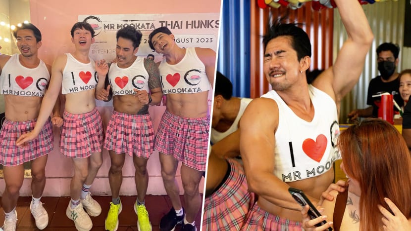 ‘Thai Hot Guys’ Kick Off S’pore Performances In “Just A Little Bit Sexy” XMM Outfits At Mookata Joint