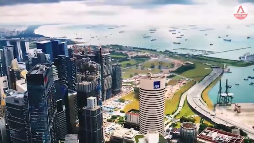 In land-scarce Singapore, new spaces for homes on the sea and in the air, possibly In land-scarce Singapore, new spaces for homes on the sea and in the air, possibly