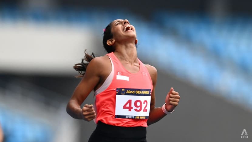‘I was just super pumped’: Singapore's Shanti Pereira blazes to SEA Games gold as records fall