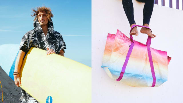 IKEA与世界冲浪联盟创联名系列　蓝色购物袋换彩虹新装