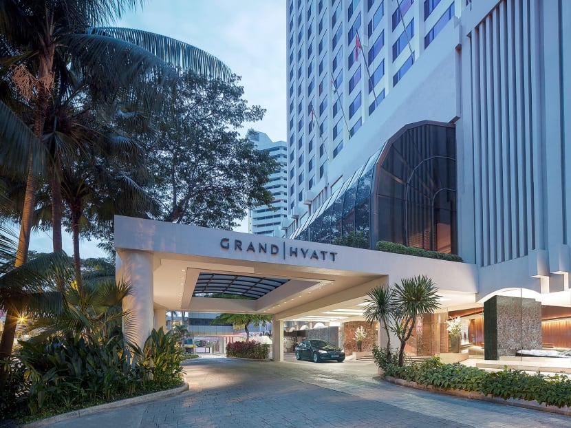 Singapore's health ministry said the meeting involving the Malaysian took place at the Grand Hyatt Hotel.