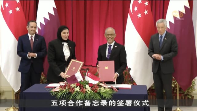 卡塔尔首相到我国进行国事访问 重申双边友好关系