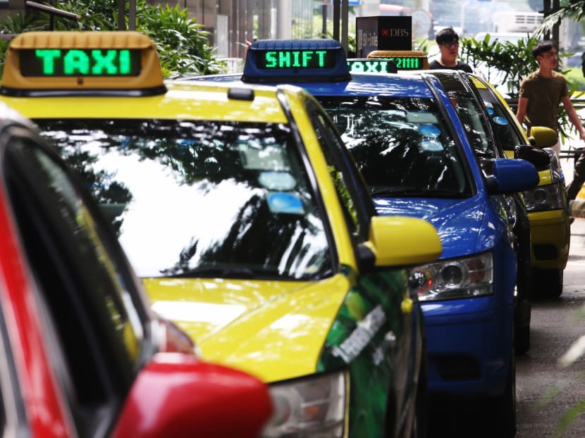Generic shot of Comfort and CityCab taxi, seen in the queue at Lucky Plaza, Orchard, TODAY file photo