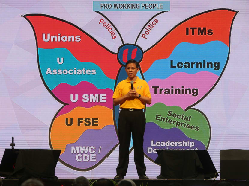 Setting up new unions in new sectors would ensure the NTUC continues to be representative of the concerns of the “broad middle” of the Singapore workforce amid change, said Mr Chan Chun Sing. Ooi Boon Keong/ TODAY